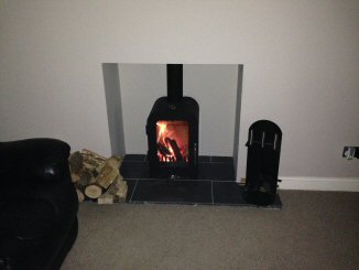 Woodburner fitted