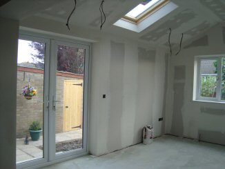 Small extension near completion
